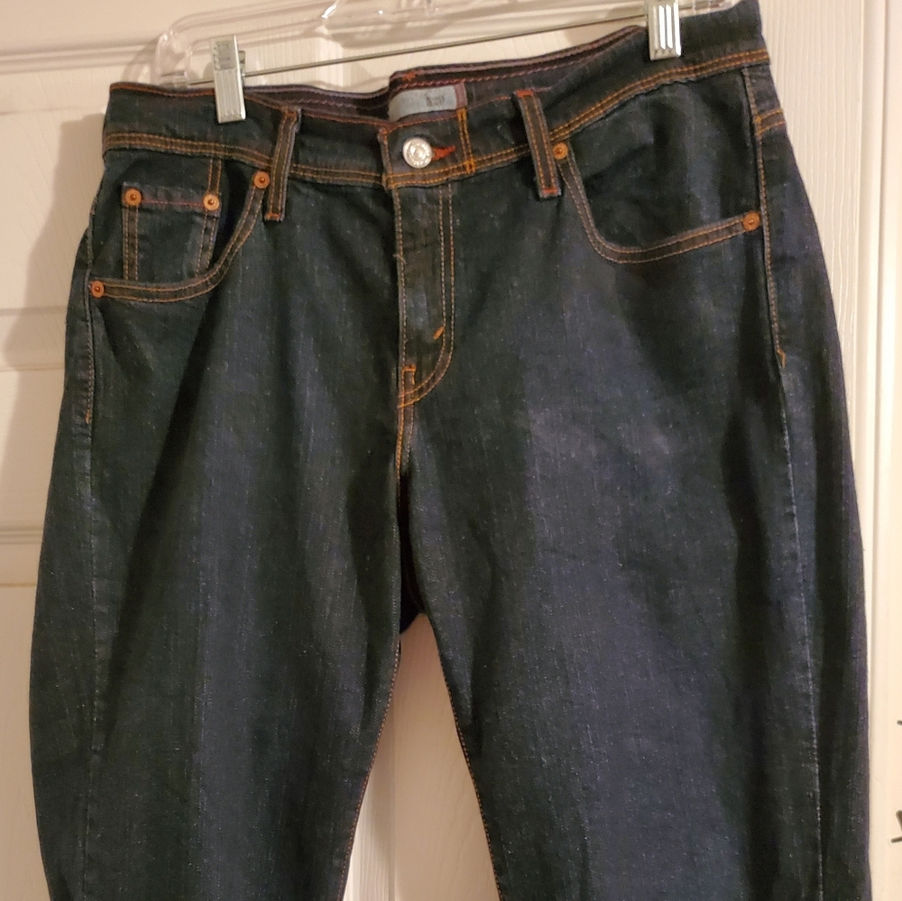 Blue jean Capri